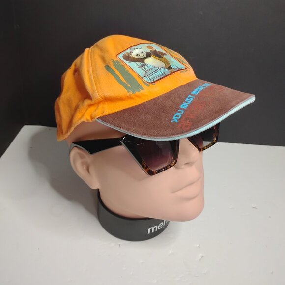 Kung Fu Panda Orange Cap Hat For Kids - Picture 1 of 11